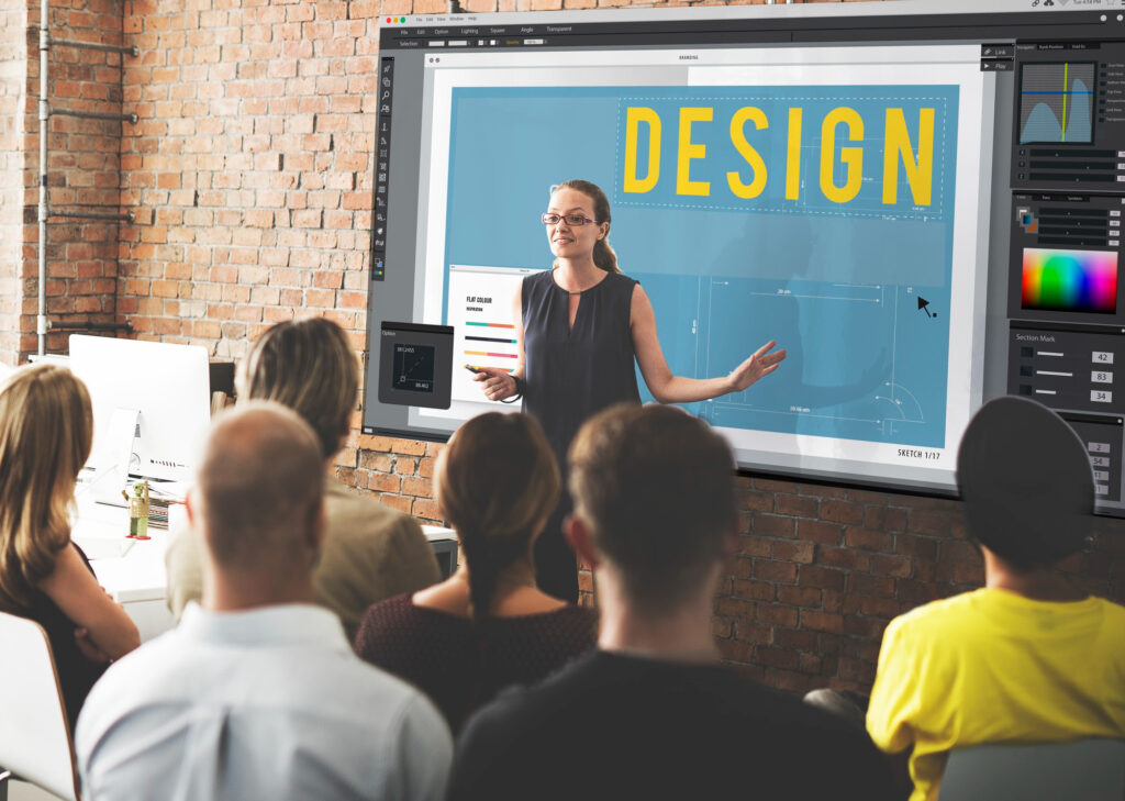 presentation design services UK corporate presentation example
