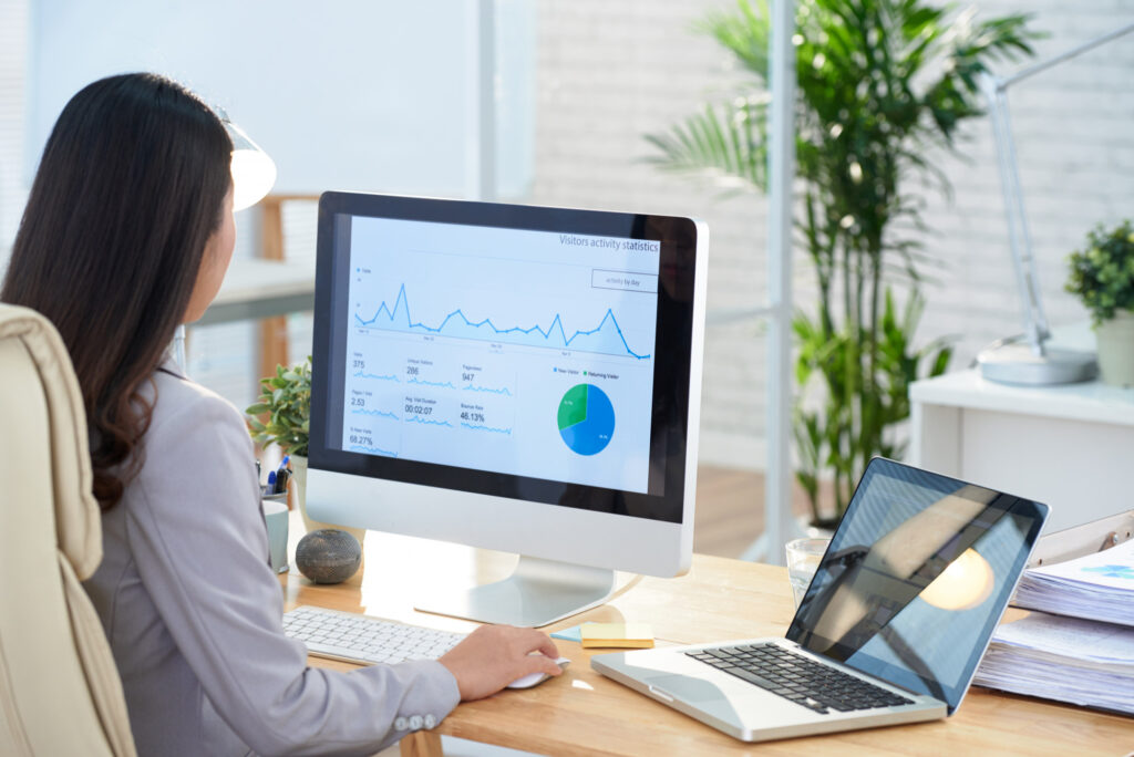 Google Analytics agency UK dashboard example