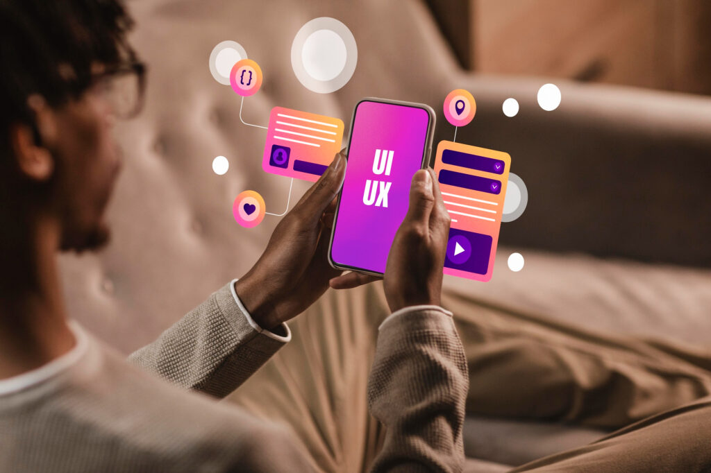 UI UX design services user interface wireframe