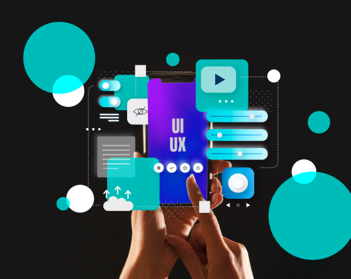 mobile app UX design process interface layout