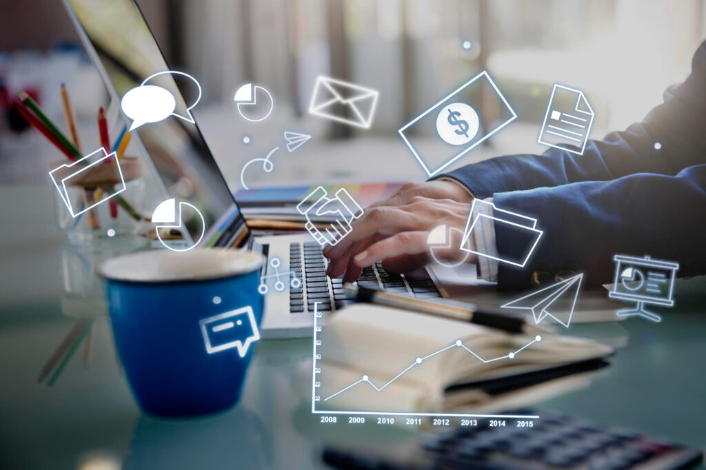 marketing report template for KPI tracking and performance analysis