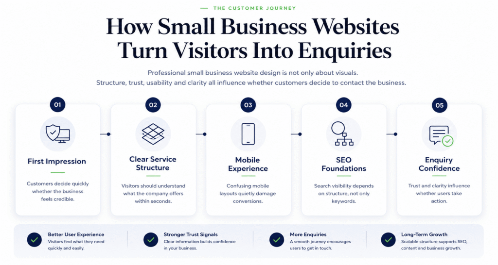 Website planning and user experience illustration